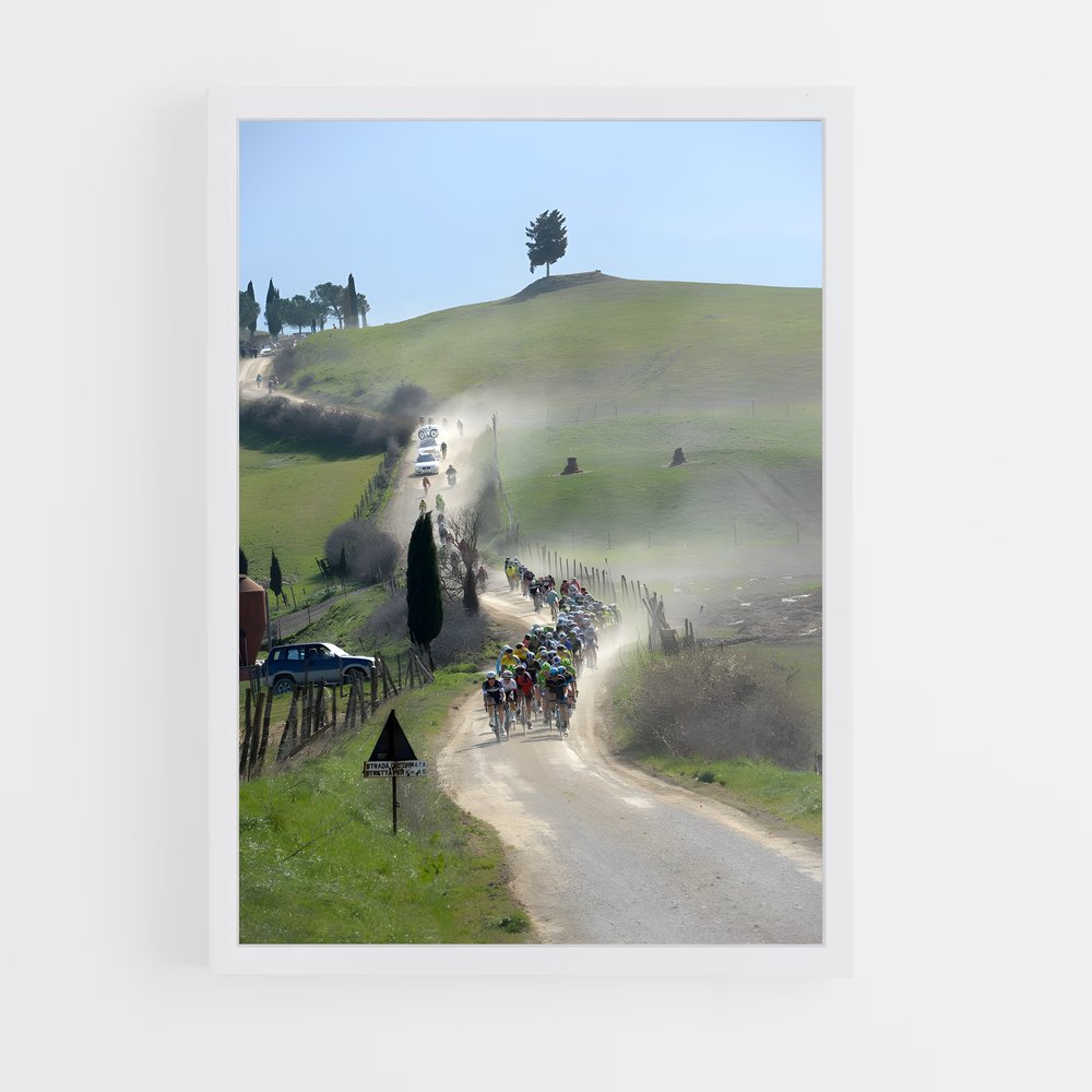 Poster Strade bianche italiens – affiche Cyclisme (vue 3)